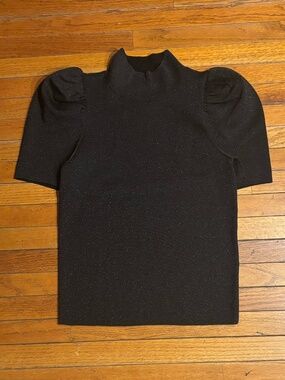 Alice + Olivia Issa Puff Sweater Top